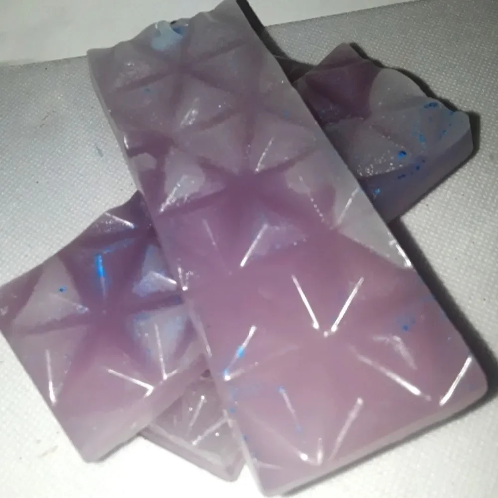 HAND crafted Stress Relief waxmelt glitter bar 1pc